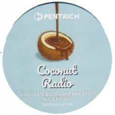 Pentrich Brewing Coconut Radio 5.5% Tap Clip